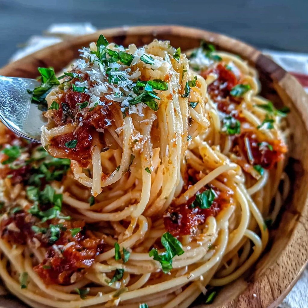 Angel Hair Pasta With Creamy Tomato Sauce