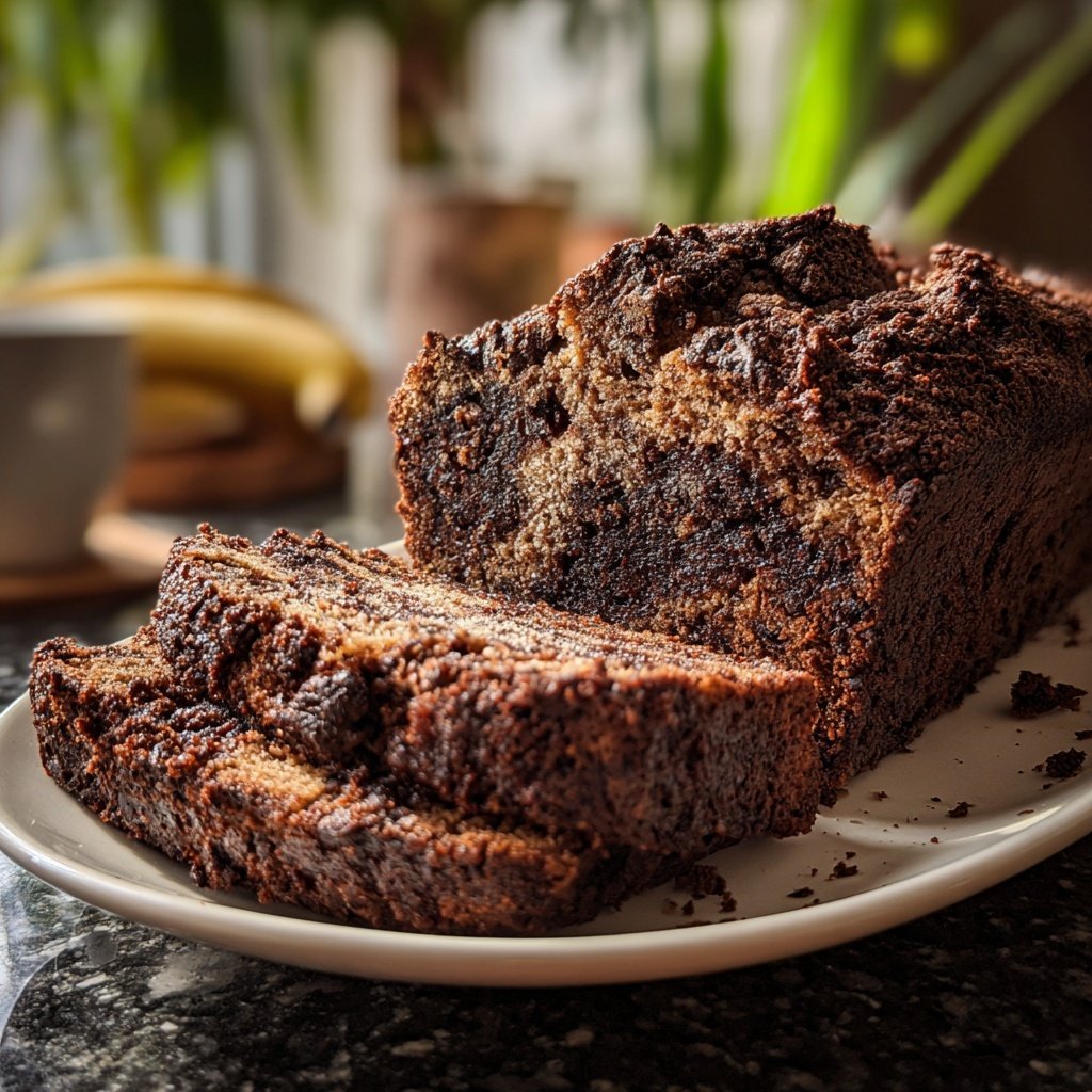 Chocolate Banana Espresso Loaf