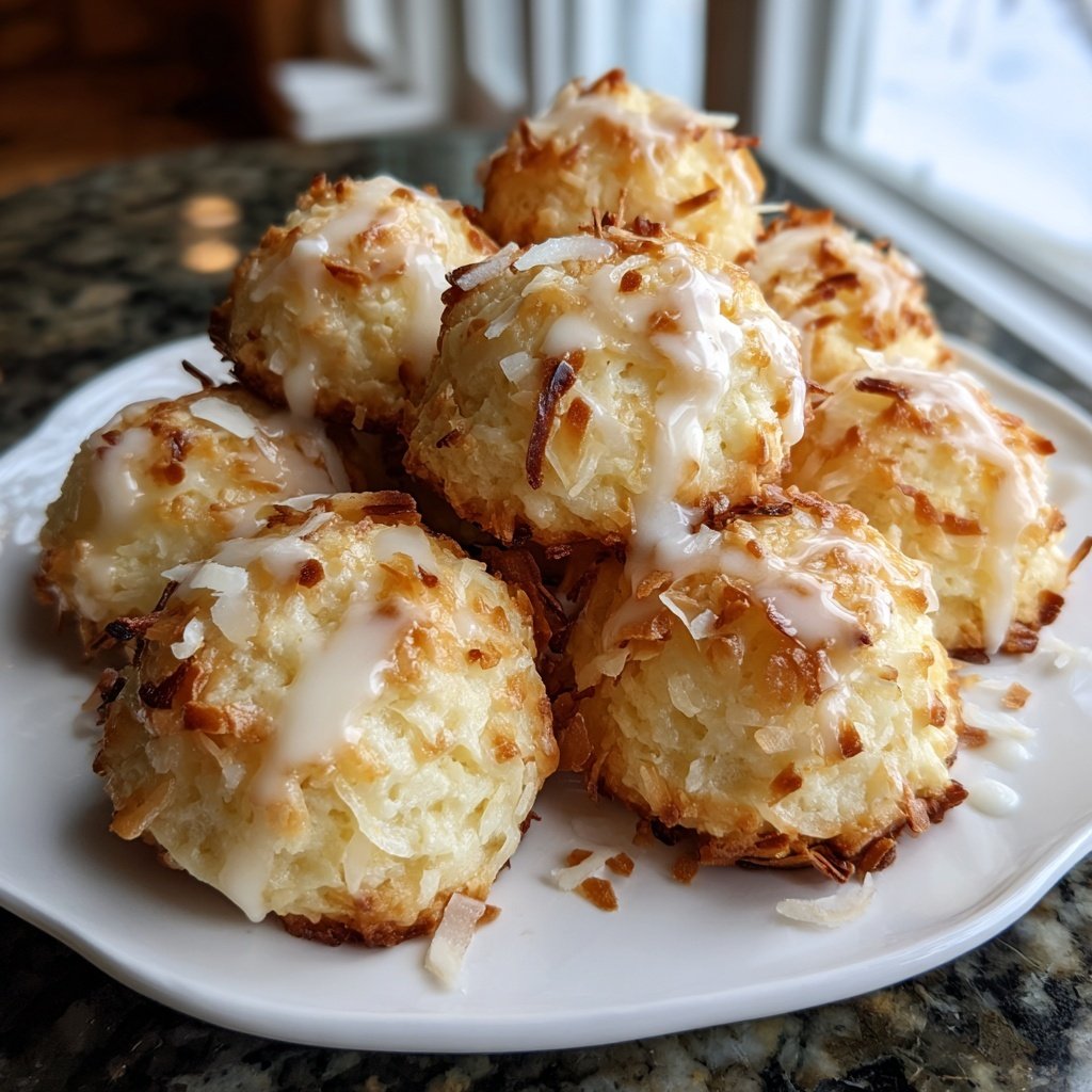 Lemon Coconut Cheesecake Cookies