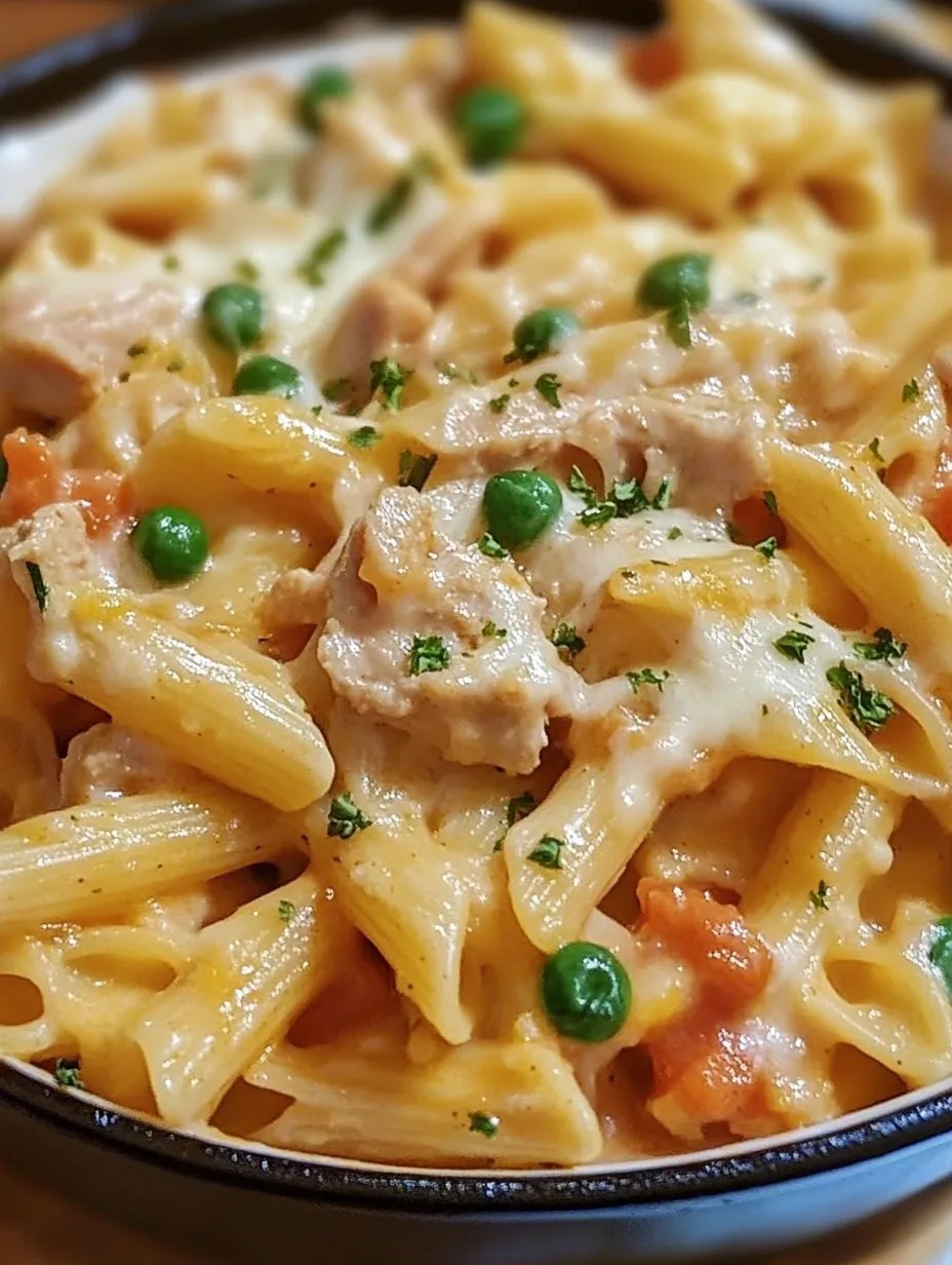 Chicken Pot Pie Pasta