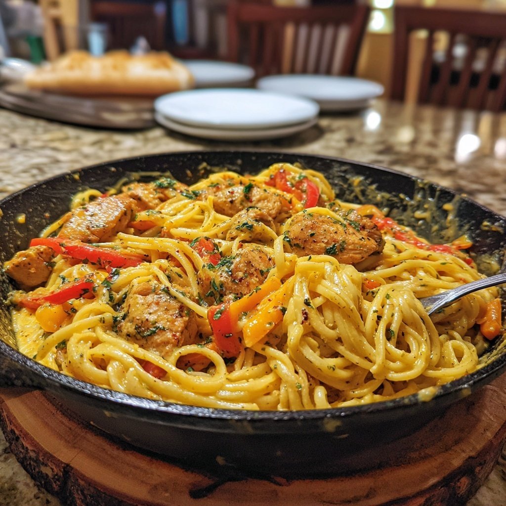 Creamy Cajun Chicken Pasta