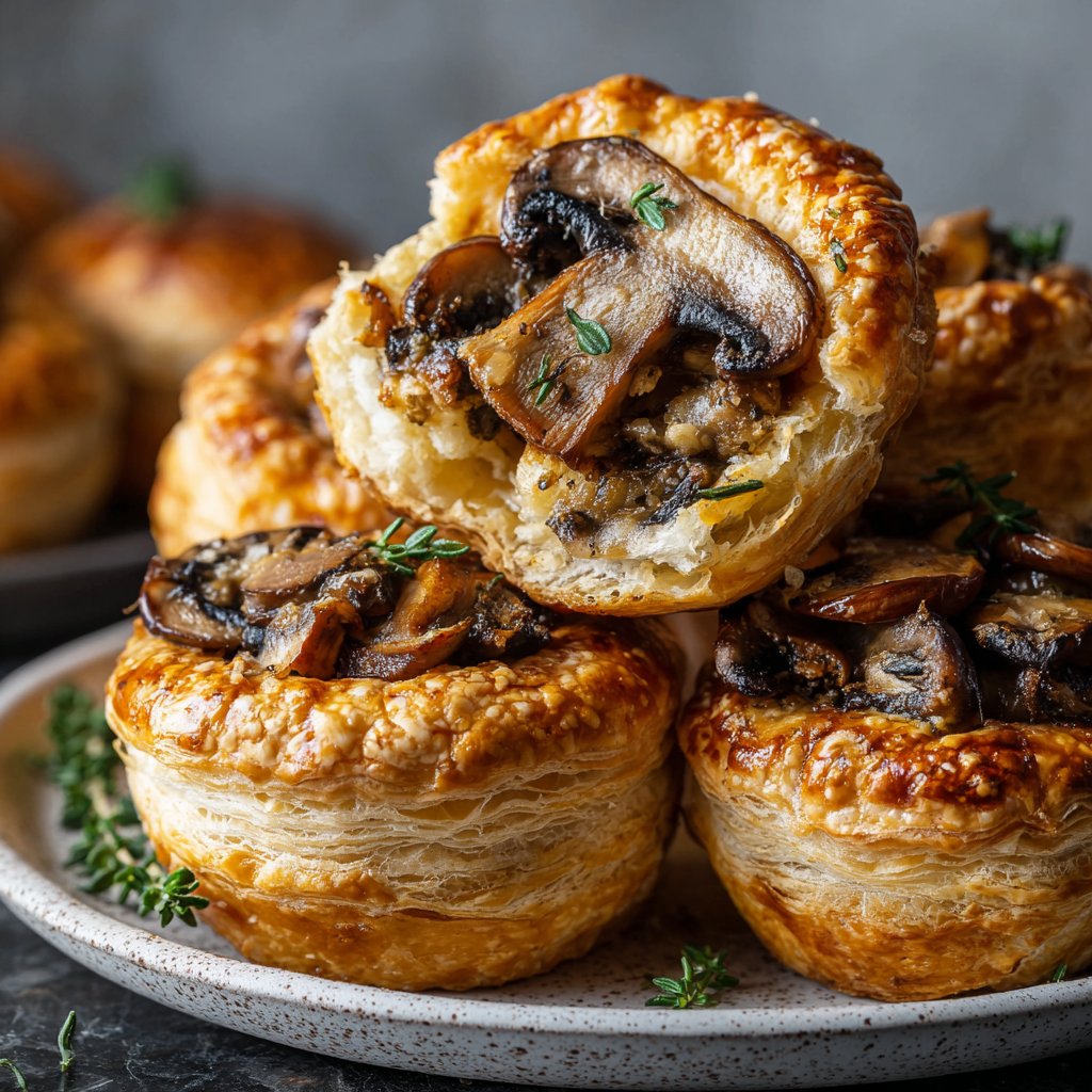 Mini Mushroom Vol-au-Vents