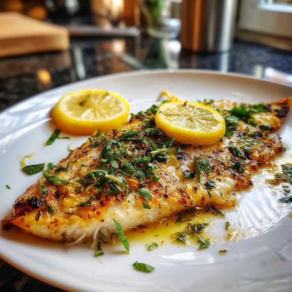 Healthy & Light Lemon Grilled Fish Plate