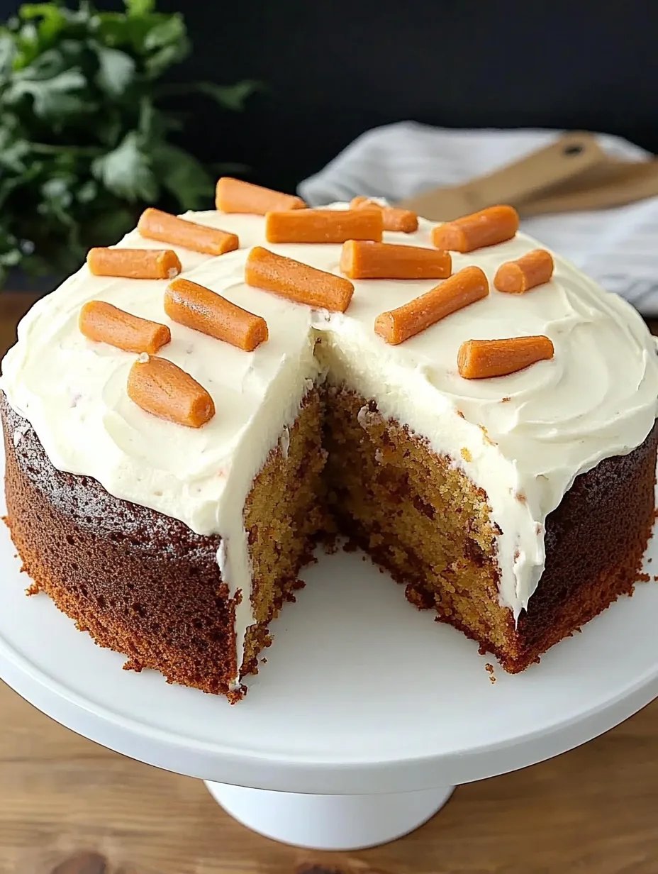 Easy Carrot Cake (vegan + frosting)