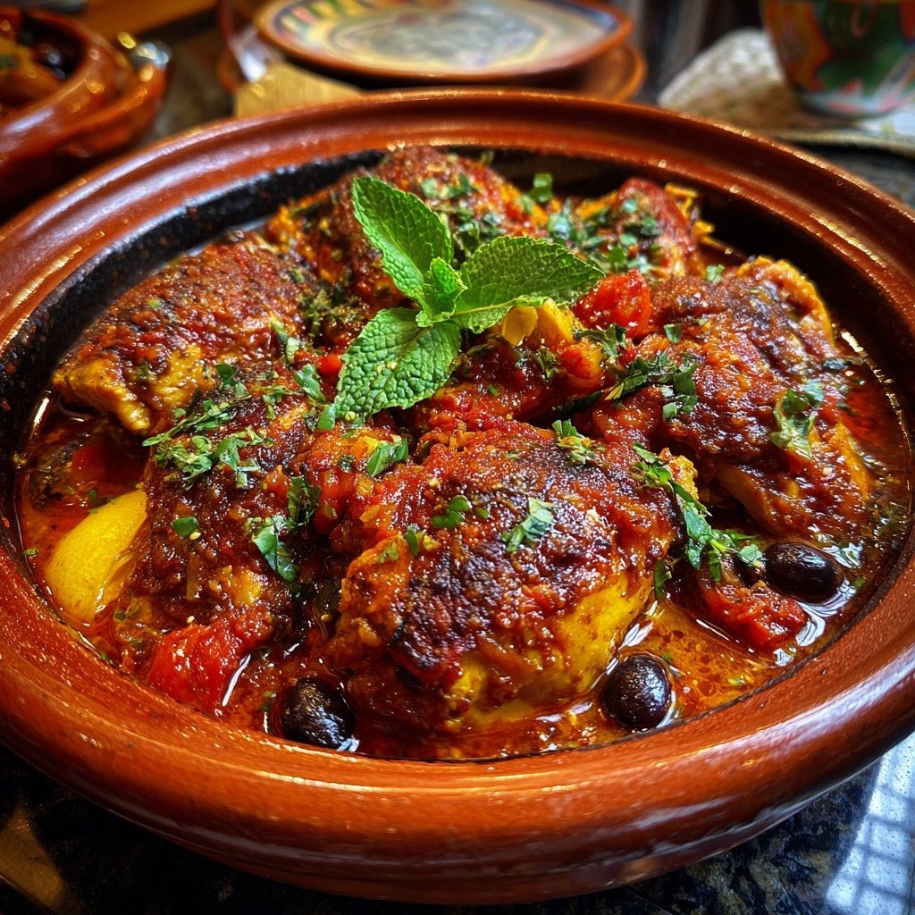 Global Flavors Moroccan Chicken Tagine