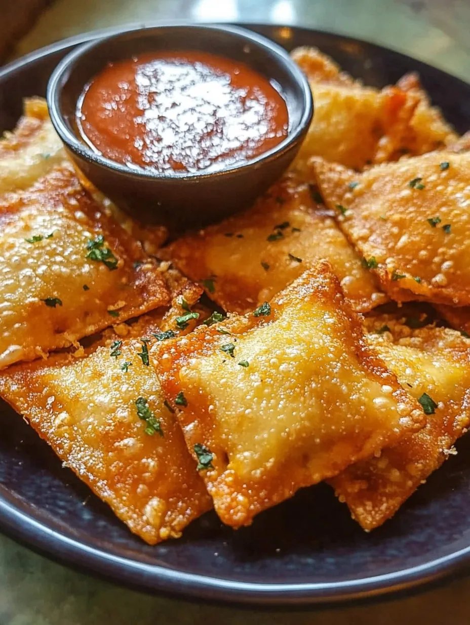 Crispy Ravioli Appetizer
