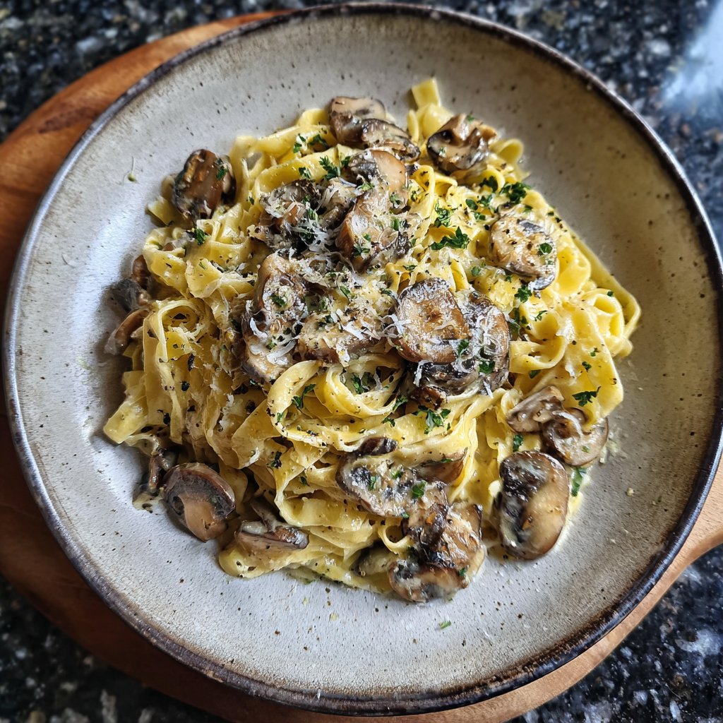 Romantic Mushroom Tagliatelle