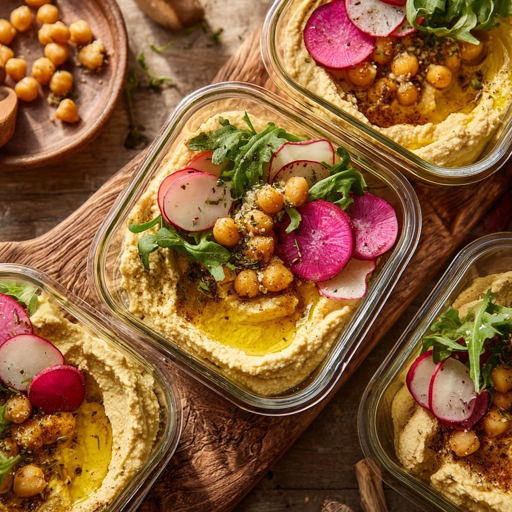 Healthy Snack Hummus Snack Boxes