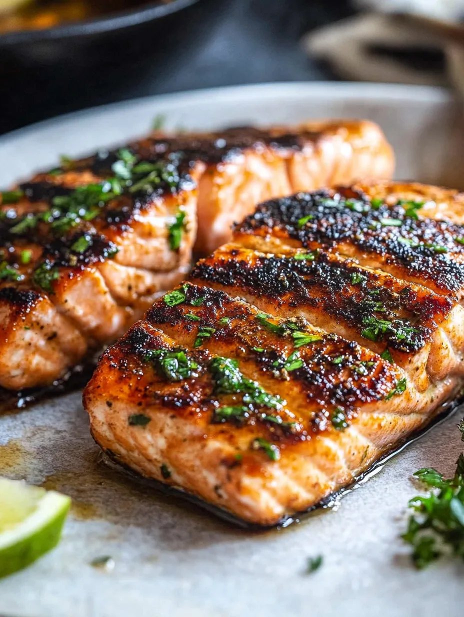 Grilled Salmon with the Best Salmon Seasoning